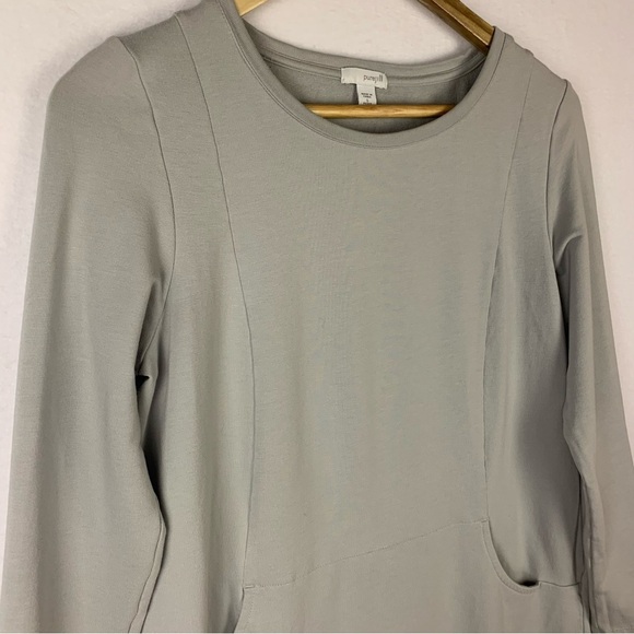 J. Jill PureJill Gray Sweater Lounge Dress - Picture 5 of 7